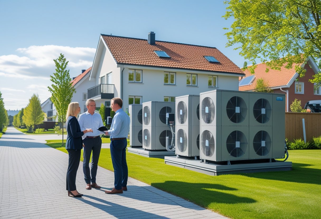 Energibesparelser med varmepumper og totalentreprise i Kooge